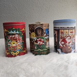 91, 93 And 2000s M&M's Tins - Lot 2